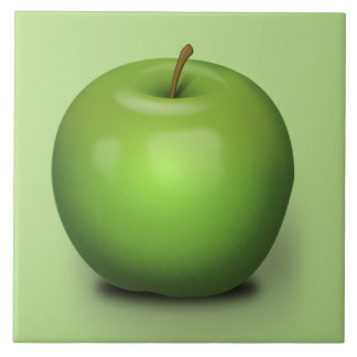 Granny Smith Apple Ceramic Tile