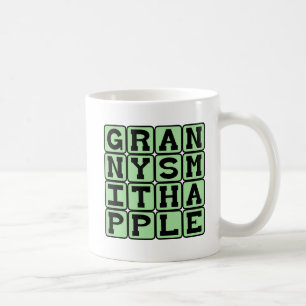 Granny Smith Apple, Colour and Fruit Coffee Mug