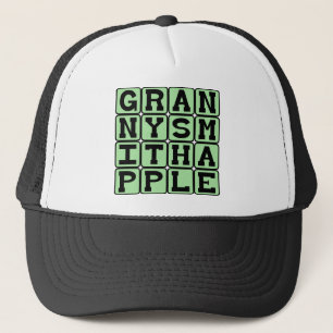 Granny Smith Apple, Colour and Fruit Trucker Hat