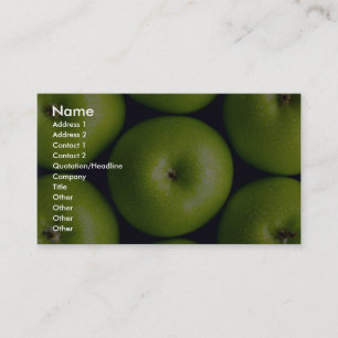 Granny Smith apples Business Card