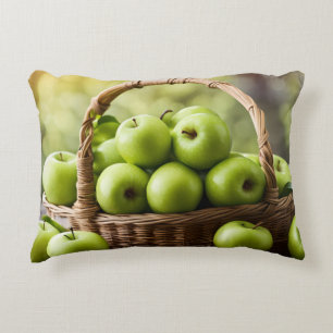 Granny Smith Apples Decorative Cushion