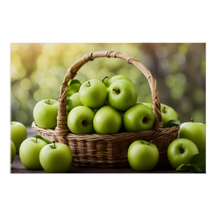 Granny Smith Apples Poster