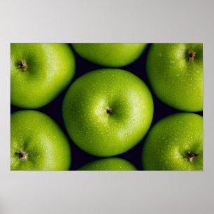 Granny Smith apples Poster