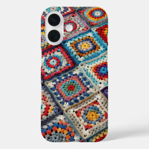 Granny Square Crocheted Quilt  iPhone 16 Case