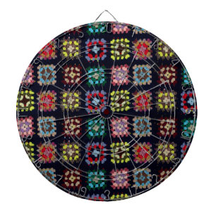 Granny squares dartboard