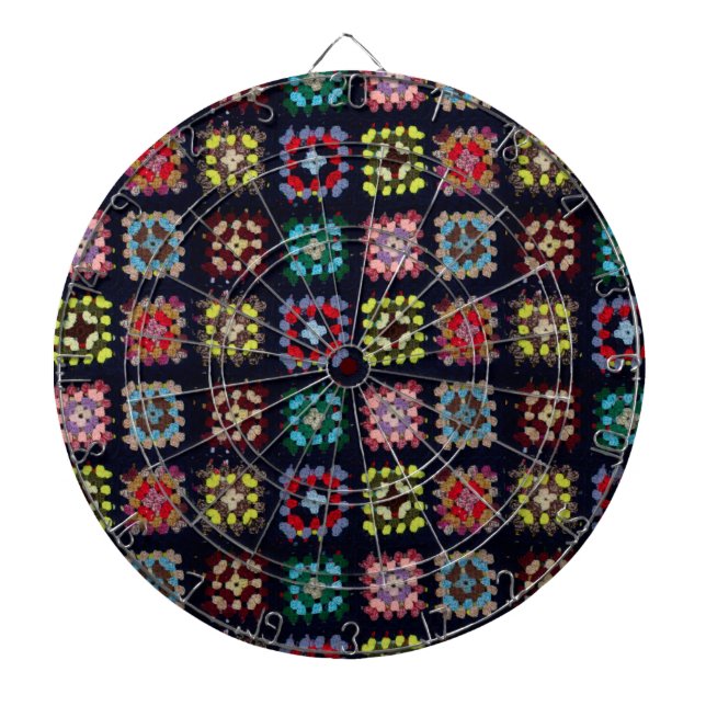 Granny squares dartboard (Front)