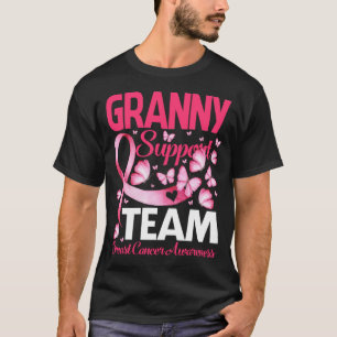 Granny Support Team gift Breast Cancer Awareness T-Shirt
