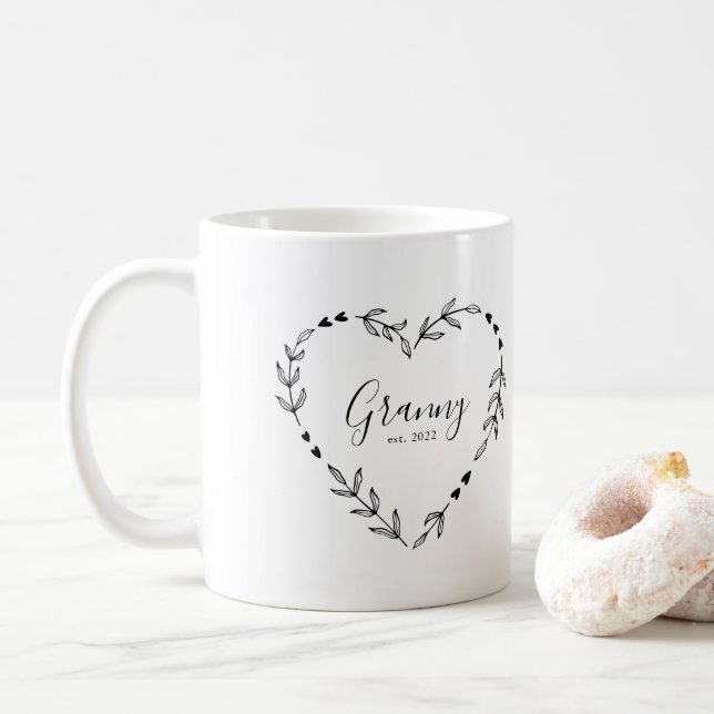 Granny Year Est. Coffee Mug (With Donut)