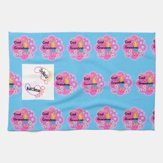 Granny's Place Retro Pattern Tea Towel