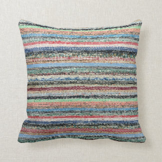 Granny's Rag Rug Cushion