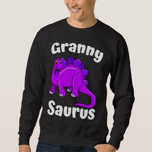 Grannysaurus Granny Dinosaur  Dino Mother's Day Sweatshirt (Front)