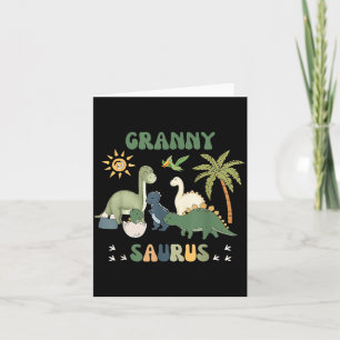 Grannysaurus T Rex Dinosaur Granny Saurus Family M Card