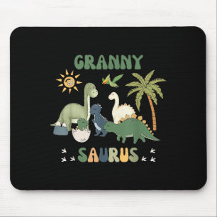Grannysaurus T Rex Dinosaur Granny Saurus Family M Mouse Pad