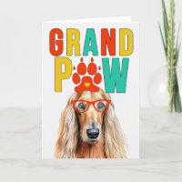 GranPAW Afghan Hound GrandDOG Grandparents Day