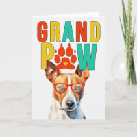 GranPAW Basenji Dog Funny Grandparents Day