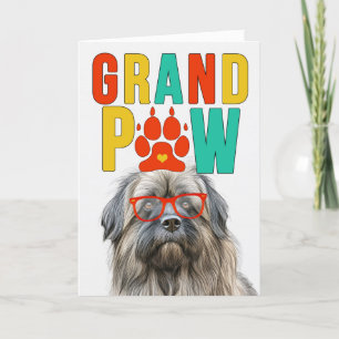 GranPAW Pyrenean Shepherd Funny Grandparents Day Holiday Card