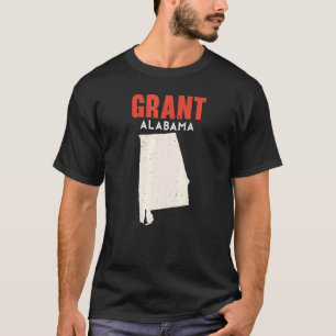 Grant Alabama USA State America Travel T-Shirt