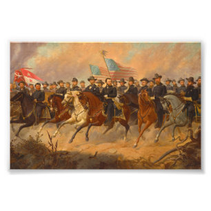 Grant and His Generals by Ole Peter Hansen Balling Photo Print