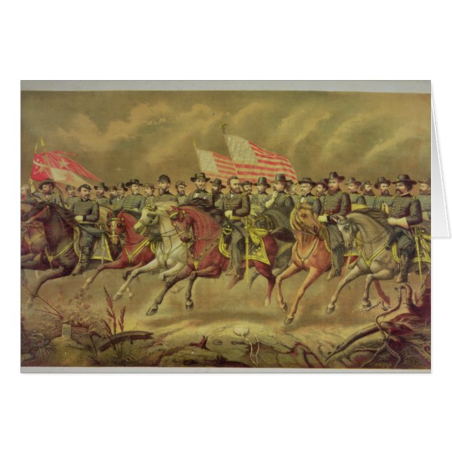 Grant and his Officers (Front Horizontal)
