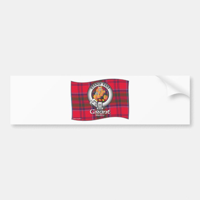 Grant Clan Bumper Sticker (Front)