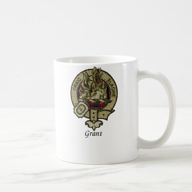 Grant Clan Crest Coffee Mug (Right)