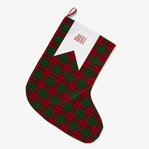Grant Clan Tartan Scottish Plaid Large Christmas Stocking