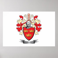 Grant Family Crest Coat of Arms