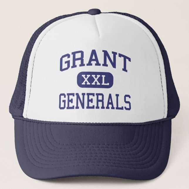 Grant - Generals - High School - Portland Oregon Trucker Hat (Front)