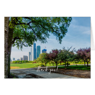 Grant Park Morning Walk Thank you Card