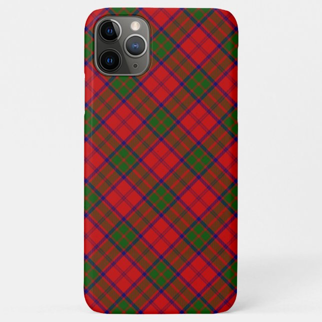 Grant tartan red green plaid Case-Mate iPhone case (Back)
