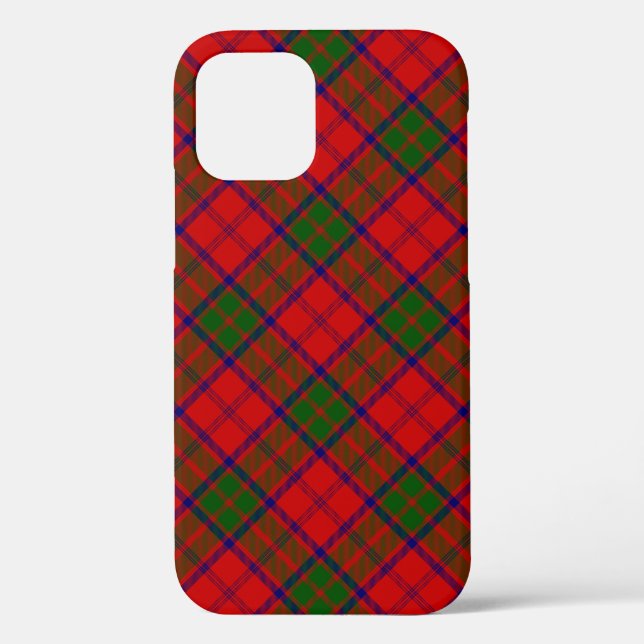 Grant tartan red green plaid Case-Mate iPhone case (Back)