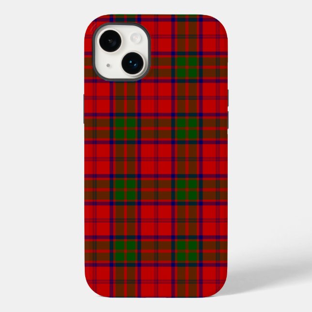 Grant tartan red green plaid Case-Mate iPhone case (Back)