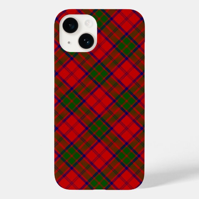 Grant tartan red green plaid Case-Mate iPhone case (Back)