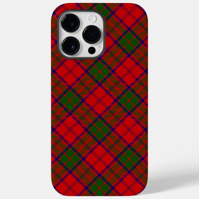 Grant tartan red green plaid Case-Mate iPhone case (Back)