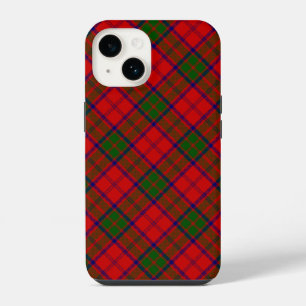 Grant tartan red green plaid iPhone 14 case