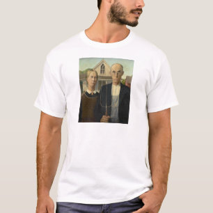 Grant Wood - American Gothic T-Shirt