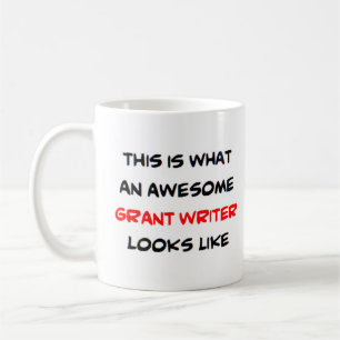 grant writer, awesome coffee mug