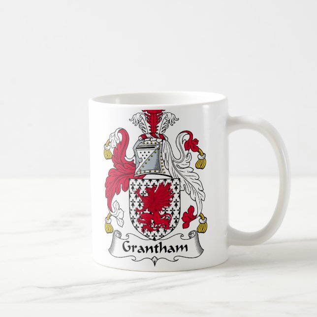 Grantham Family Crest Coffee Mug (Right)