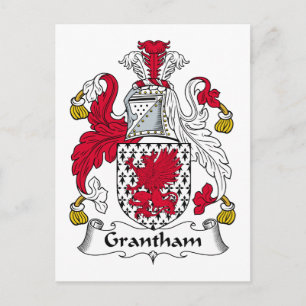 Grantham Family Crest Postcard