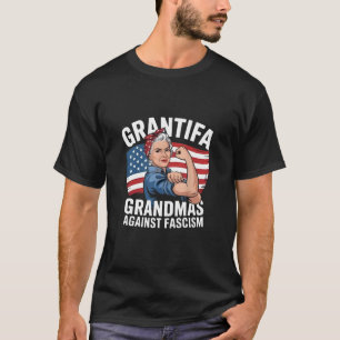 Grantifa Grandma Against Facism No King USA T-Shirt