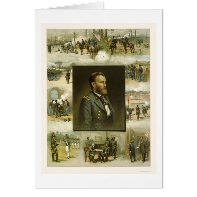 Grant's Career Scenes by L. Prang & Company 1885 (Front)