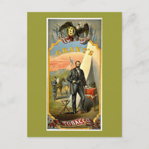 Grants Tobacco ad vintage 1874 Postcard