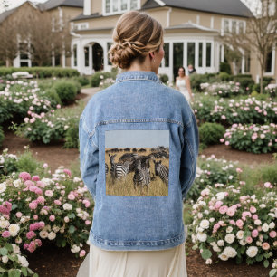 Grant's Zebra Denim Jacket