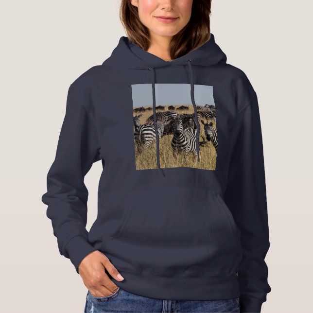 Grant's Zebra Hoodie (Front)