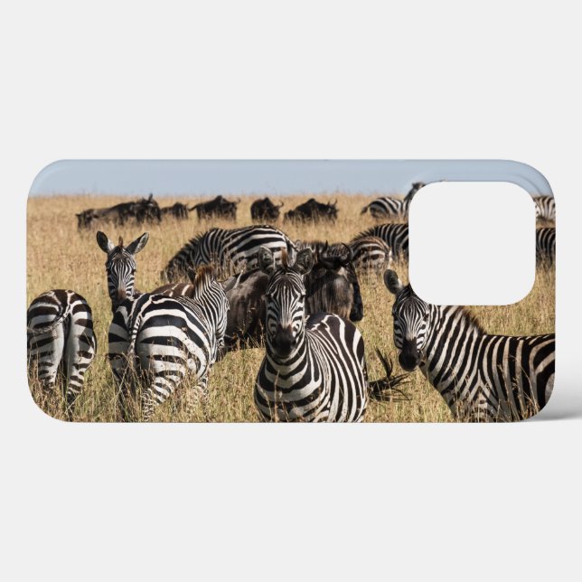 Grant's Zebra iPhone 13 Pro Case (Back (Horizontal))