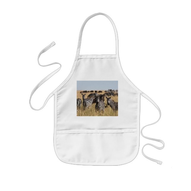 Grant's Zebra Kids Apron (Front)