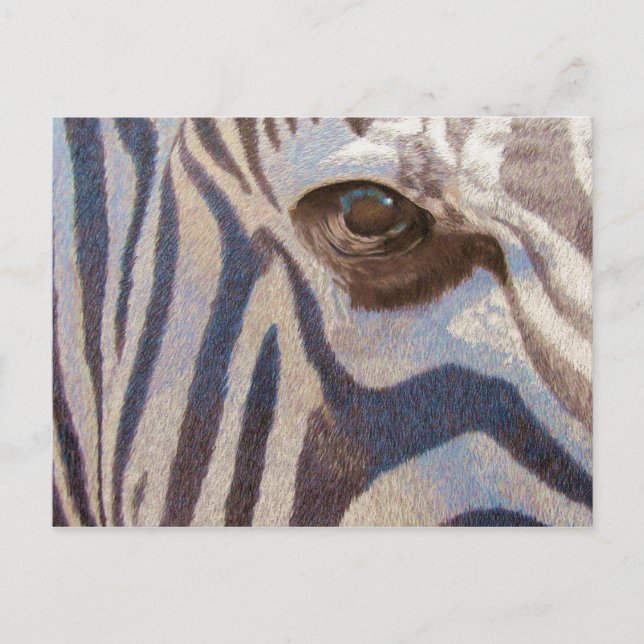 Grant's Zebra Postcard (Front)