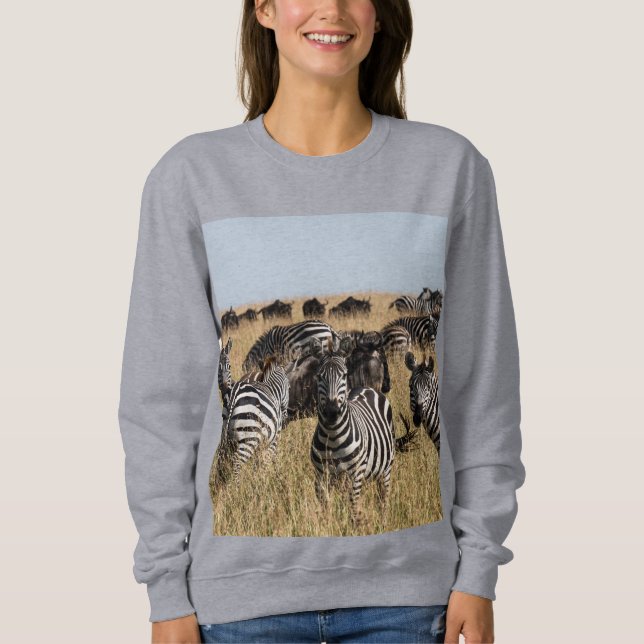 Grant's Zebra Sweatshirt (Front)