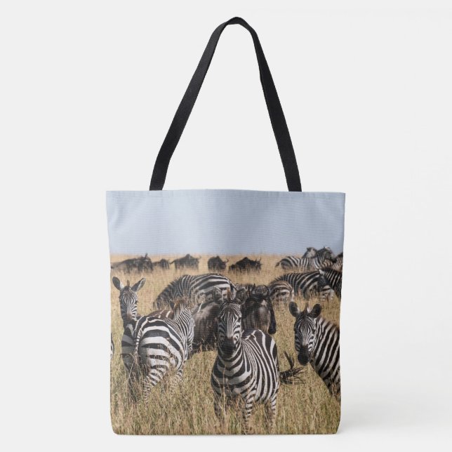 Grant's Zebra Tote Bag (Front)