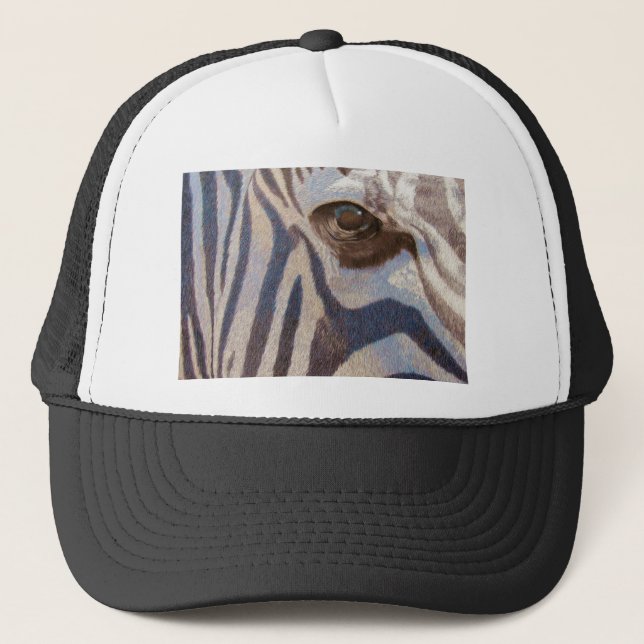 Grant's Zebra Trucker Hat (Front)